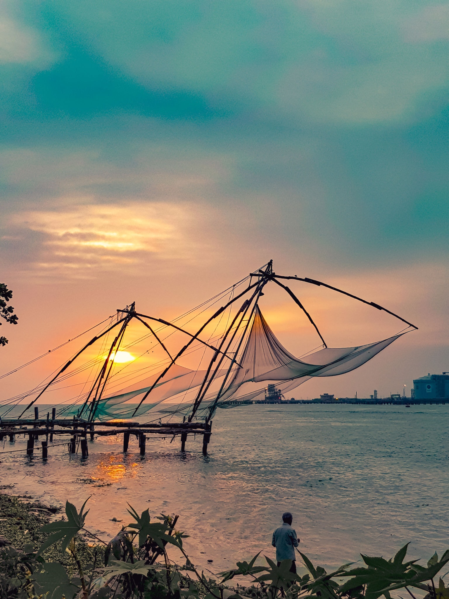 Colonial heritage buildings and streets of Fort Kochi, Kerala